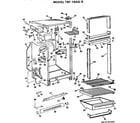 GE TBF16AGRR cabinet parts diagram