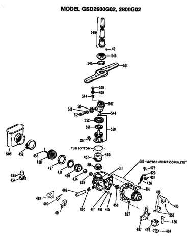 Motor-pump