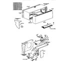 GE A3B693DEALW2 control box/cabinet diagram