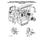 GE A3B588DEASQ2 replacement parts/compressor diagram