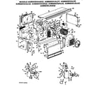 GE A3B583DEASQ2 replacement parts/compressor diagram