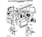 GE A3B593DCALQ2 replacement parts/compressor diagram