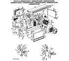 GE A3B683DEALW2 replacement parts/compressor diagram