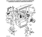 GE A3B798DAALD2 replacement parts/compressor diagram