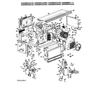GE A2B398DEALR2 replacement parts/compressor diagram