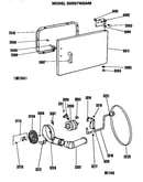 Motor/blower and cabinet front