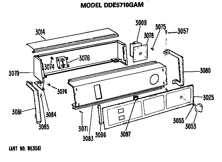 BACKSPLASH FOR DDE5710GAM