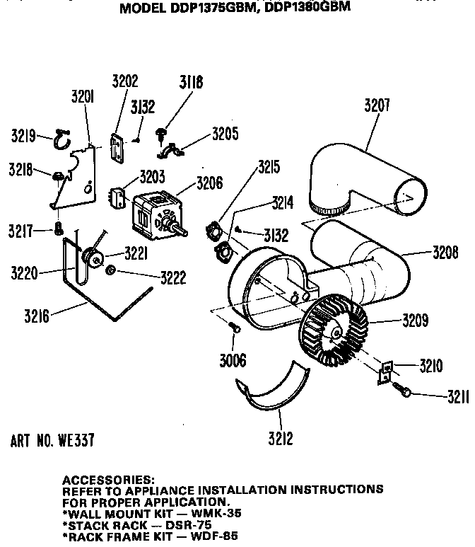 Motor and blower