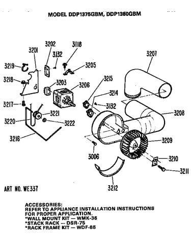 Motor and blower