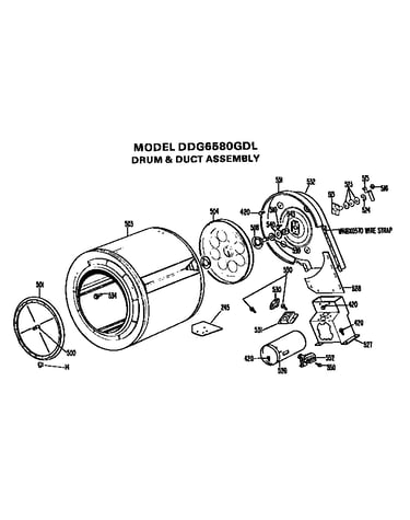 Drum and duct assembly
