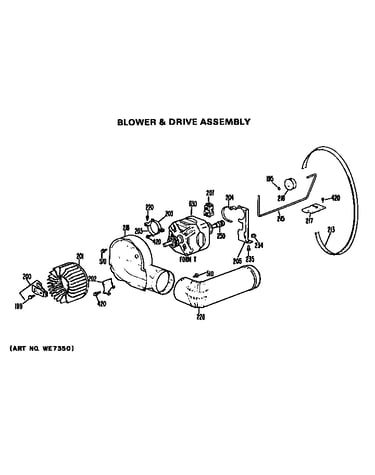 Blower and drive assembly