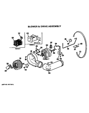 Blower and drive assembly