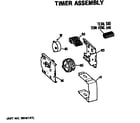 GE WWC8000FBL timer assembly diagram