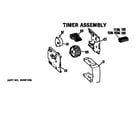 GE WWC8000FBL timer assembly diagram
