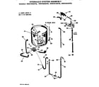 GE WWC7500FBL hydraulic system assembly diagram