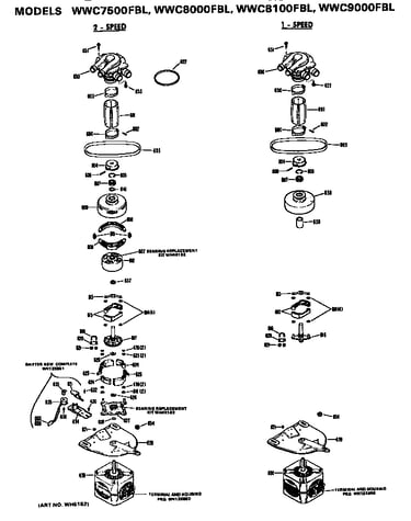 1 and 2 speed motor