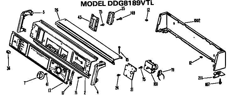 Backsplash for ddg8189vtl