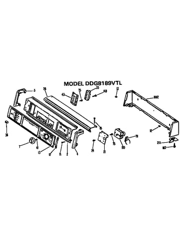 Backsplash for ddg8189vtl