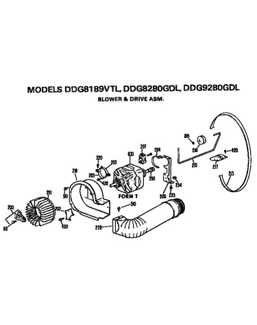 Blower and drive assembly