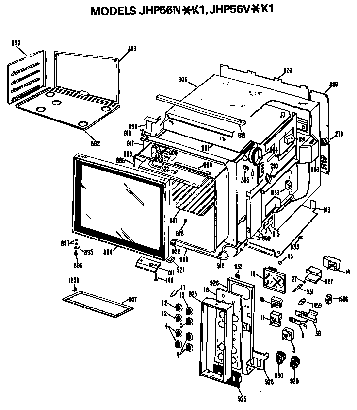 Upper oven