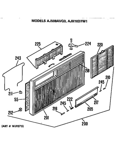 Grille assembly