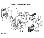 GE ASX08ATV1 unit parts diagram