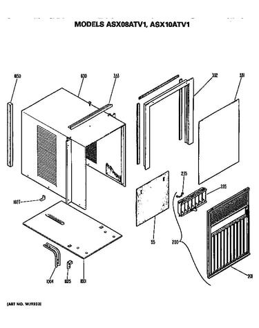 Cabinet and grille assembly