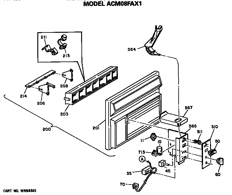 Grille assembly and control box