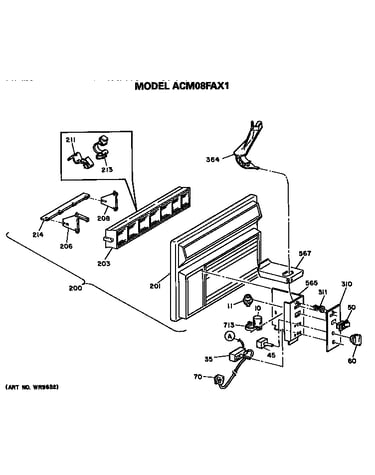 Grille assembly and control box