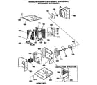 GE ALX12AAM1 air flow assembly diagram