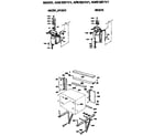 GE AWK18D1V1 cabinet and compressor diagram
