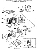 Base pan and condenser assembly