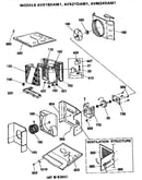 Base pan and condenser assembly