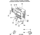 GE ALA15DAM1 cabinet assembly diagram