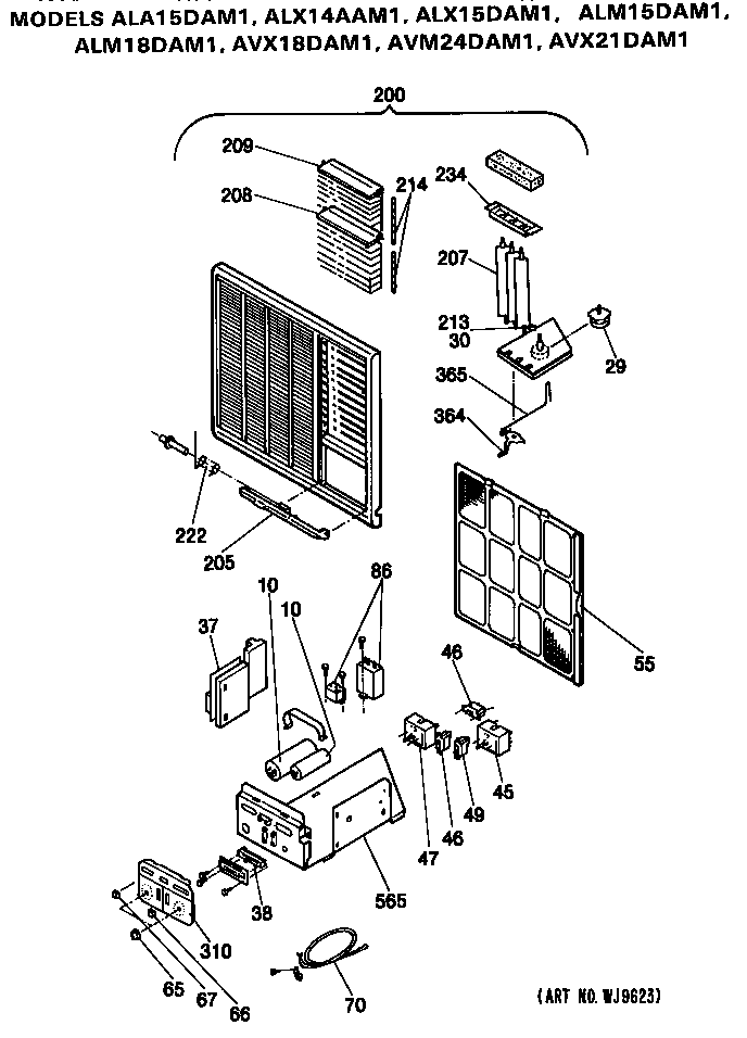 Grille assembly