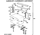 GE AJ806LAV1 closure kit diagram