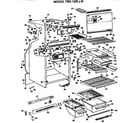GE TBX18DJB cabinet parts diagram