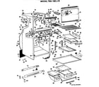 GE TBX18CJB cabinet parts diagram