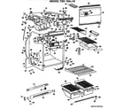 GE TBX18AJB cabinet parts diagram