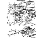 GE TBX20ZJB cabinet parts diagram