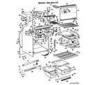 GE TBX20DJB cabinet parts diagram