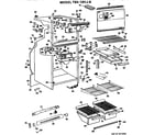 GE TBX18VJB cabinet parts diagram