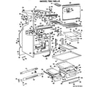 GE TBX18ZJB cabinet parts diagram