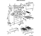 GE TBX18SJB cabinet parts diagram