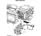 GE JHP63V*K1 upper oven diagram
