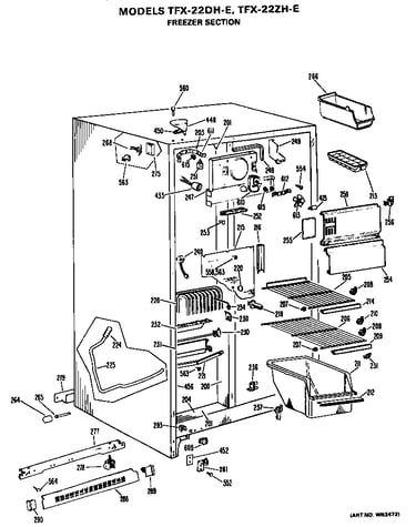 Freezer section
