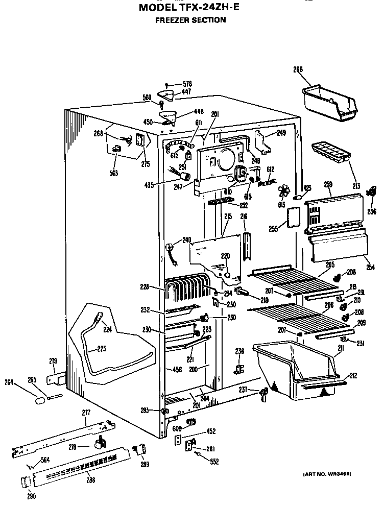 Freezer section