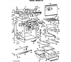 GE TBX20TJB cabinet parts diagram