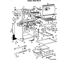 GE TBXK18CJBR cabinet parts diagram
