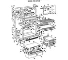 GE TBX24TKBR cabinet parts diagram